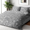 Krepové bavlnené obliečky Homa BERMAL GREY MEADOW 2-dielna sada 140x200 cm Krepové bavlnené obliečky Homa BERMAL GREY MEADOW 2-dielna sada 140x200 cm - 140x200 cm - 1x vankúš 1x prikrývka - gombíky