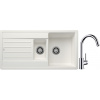 Súprava granitový drez Blanco Legra 6 S 522209, kuchynská batéria Blanco Mida 517742