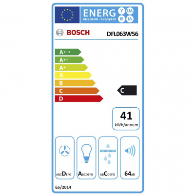 BOSCH DFL063W56 Teleskopický odsávač pár