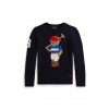 Detský bavlnený sveter Polo Ralph Lauren 323A95620001 tmavomodrá 136-138