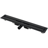 ALCA Low-Podlahový žľab nerezový pre perforovaný rošt, čierna-mat APZ101BLACK-1450 znížen APZ101BLACK-1450