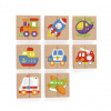 Viga Detské drevené magnetické puzzle Viga