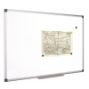 Biela tabuľa, magnetická, 100 x 200 cm, hliníkový rám, VICTORIA