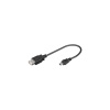 PremiumCord USB redukce kabel USB A/female - Mini 5pin USB/male 20cm OTG (kur-16)