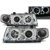 SEAT LEON / TOLEDO 99-04 - predné chrom svetlá ANGEL EYES