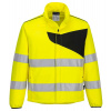 Portwest PW275 Reflexná softshellová bunda PW2 4XL, Reflexná žltá-Čierna