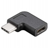PremiumCord Adaptér USB 3.1 konektor C/male - C/female zahnutý 90° (kur31-13)