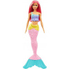 Mattel Bábika Barbie Dreamtopia Morská panna s ružovými vlasmi