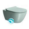 Sapho GSI Color Elements - WC závesné Pura, splachovanie Swirlflush, ghiaccio dual-mat 881515