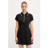 Šaty Dkny čierna farba, mini, áčkový strih, DP5D4903 XL