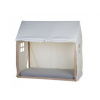 Textilný poťah Tipi White na rám postele Domček 70x140