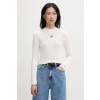 Tommy Jeans sveter dámsky bavlnený DW0DW22301 béžová L