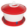TOPTRADE napájačka plastová, vedrová, s plavákom, pre kurčatá, 6 l