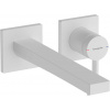 Hansgrohe Tecturis E - Umývadlová batéria pod omietku, s výpusťou, 2-otvorová inštalácia, EcoSmart, matná biela 73051700