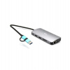 i-tec USB 3.0/USB-C/TB3 3x Display Metal Nano Dock with LAN, PD 100W (CANANOTDOCKPD)