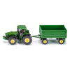 SIKU Farmer - Traktor John Deere s vlekom, 1:50