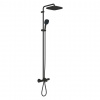 Grohe Vitalio Comfort Sprchový set s vaňovým termostatom, 25x25 cm, 2 prúdy, matná čierna 269842431-GR