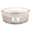 WoodWick Vanilla & Sea Salt vonná sviečka s dreveným knôtom 453,6 g