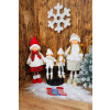 Vločka MagicHome Vianoce, 20x LED, teplá biela, 2xAA, časovač, 43 cm