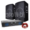 Skytec DJ Set reproboxů a zesilovače 700W