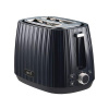 LaFe Modern, 1080 W, 2 plátky, funkcia rozmrazovania, plastová oceľ, čierna, hriankovač