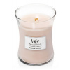 WoodWick Vonná svíčka váza Vanilla & Sea Salt 275 g