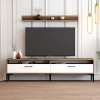 TV skrinka Istanbul - Walnut, White