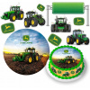 DIGITÁLNA TLAČ Jedlý obrázok na tortu JOHN DEERE Traktory Farmár + POSTAVY + TEXT