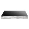 DLINK D-Link DGS-3130-30PS L3 Stck. Mng. PoE switch 24x GbE PoE+, 2x 10G RJ-45, 4x 10G SFP+, PoE 370W PR1-DGS-3130-30PS/E