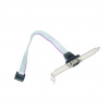 Adaptér Gembird 0,25 m (CCDB9RECEPTACLE)