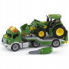 Traktor John Deere na prívese s náradím Klein (Traktor John Deere na prívese s náradím Klein)