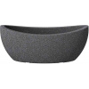 Scheurich kvetník Wave Globe s om 58 cm čierny granit