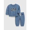 GAP Baby tepláková súprava Modrá 6-12M Modrá Modrá