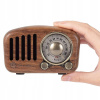 Retro drevo FMSD MP3 Radio Bluetooth5.0 reproduktor (Retro drevo FMSD MP3 Radio Bluetooth5.0 reproduktor)