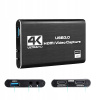 Grabber HDMI 4K Nahrávač obrazu Video na USB 3.0 pre PC notebook Karta