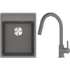 Set Franke G293ŠK (dřez MRG 610-37 RTL Šedý kámen + baterie FC 6051.084 LINA Šedý kámen) 114.0759.100