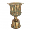 Váza francouzská AGED METAL, kov, zlatá/tyrkys patina, pr.46x71cm|Esschert Design