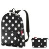 Reisenthel mini maxi rucksack čierno-biela bodkovaná dámsky batoh