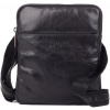 Taška přes rameno Segali Pánská taška přes rameno kožená 9091, černá (56T)