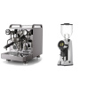 Rocket Espresso Mozzafiato FAST V + Eureka Helios 75, chrome