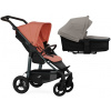 TFK Mono4 2v1 Salmon Combi carrycot + Seat unit Nenafukovacie kolesá (s výplňou) Hlboká vanička Sand