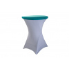 TENTino Elastická čiapka STANDARD na dosku bistro stola 60 cm VIAC FARIEB Farba obrusu: TYRKYSOVÁ / TURQUOISE