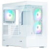 Zalman skříň P30 White V2/ miniT / 3x120mm fan ARGB / USB 3.0 / USB-C / temperované sklo / bílá
