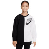 Dievčenská mikina bez kapucne Nike Sportswear Čierna