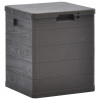 vidaXL Záhradný úložný box hnedý 90 l - Hnedá - 13611-155287