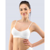 GINA Dámsky podprsenkový top s úzkymi ramienkami | 07010P - biela, L/XL