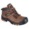 PORTWEST Obuv FC17 Compositelite Montana Hiker S3, kotník s kompozitní tužinkou a stélkou POR-FC17BRR46 46 Hnědá