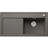 BLANCO ZENAR XL 6 S s excentrom - sivá vulkán, vanička na pravej strane