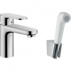 Hansgrohe Vernis Blend Umývadlová batéria s bidetovou sprchou, chróm 71215000
