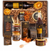 DARČEKOVÝ KÔŠ PRÍRODNÝ ČAJOVÝ SET ČEREŠŇOVÝ SIRUP SUŠIENKY NA NARODENINY